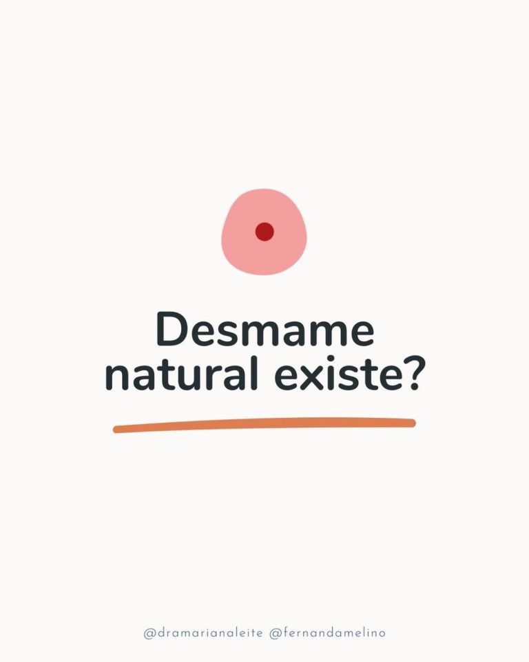 Desmame natural existe?