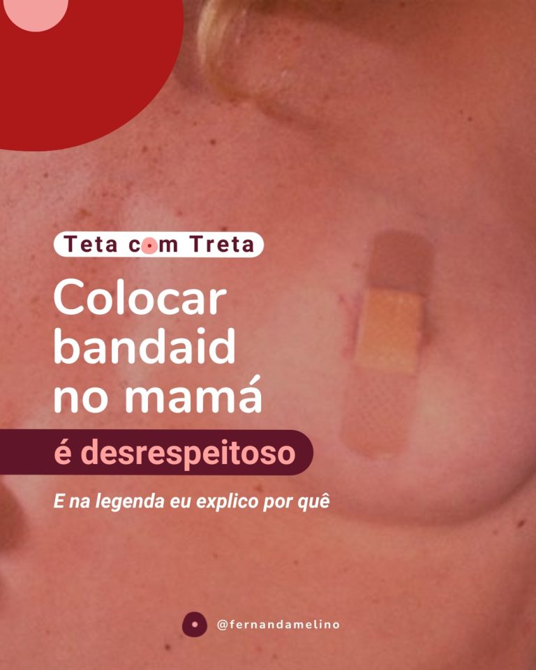 Usar band-aid para desmamar é desrespeitoso